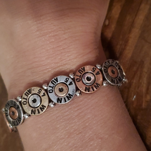 Not Branded Jewelry - NEW! Mini Tri Color Shotgun Shell Western Stretch Bracelet